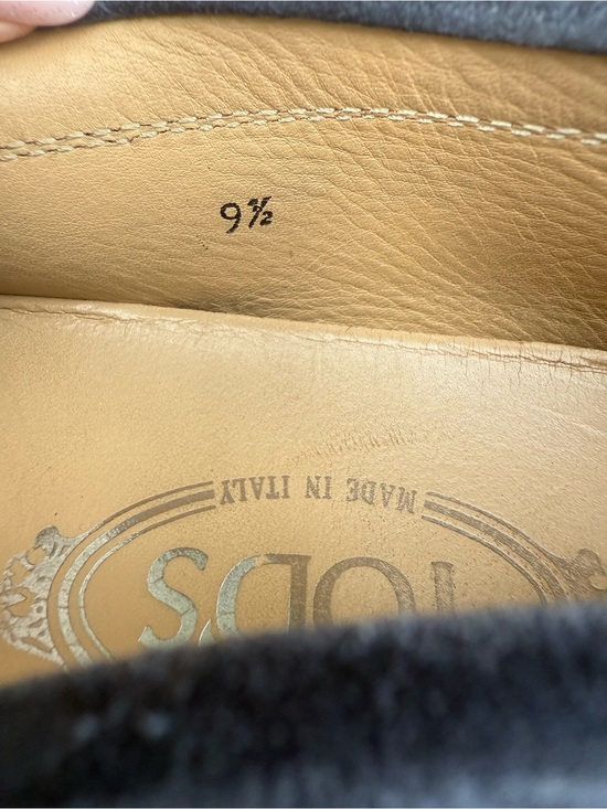 Tod\'s Gommino Navy Suede Driving Loafers main image 7